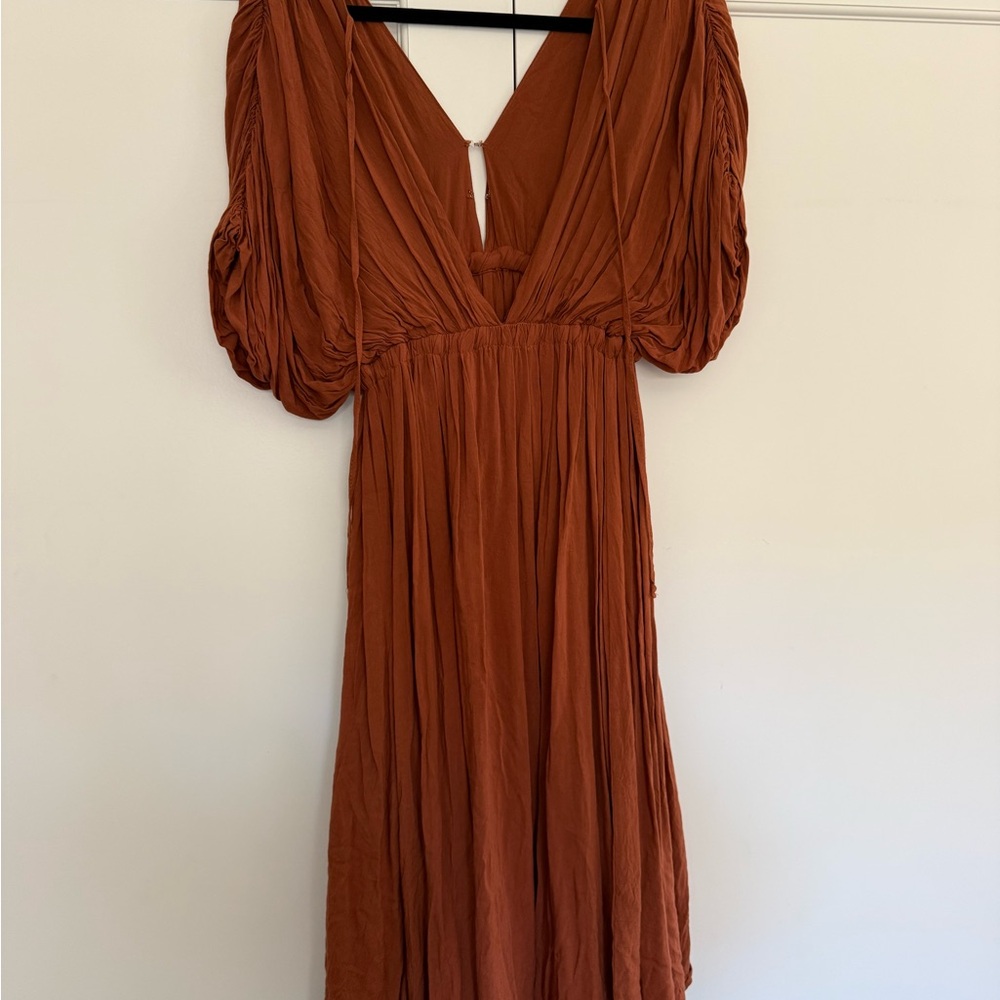 Wishlist Rust Backless Dress - image 4